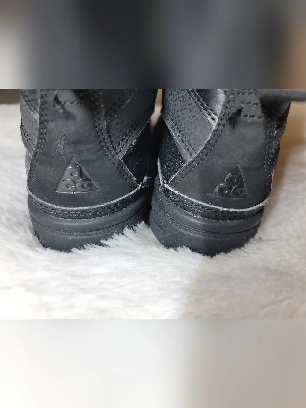 Nike ACG Woodside 2 High Black Winter Boots Size 12.5C